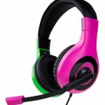 NSW Bigben Wired Stereo Headset Nintendo Switch Pink/Green