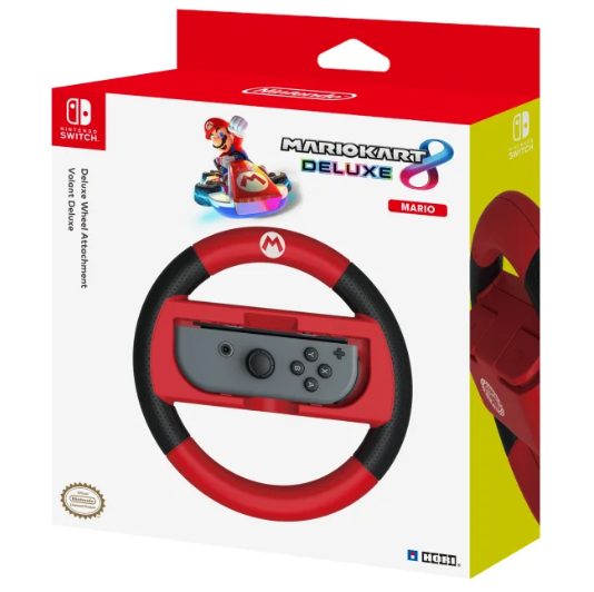 HORI NSW Joy Con Wheel Deluxe + Mario Volan I Nintendo Switch