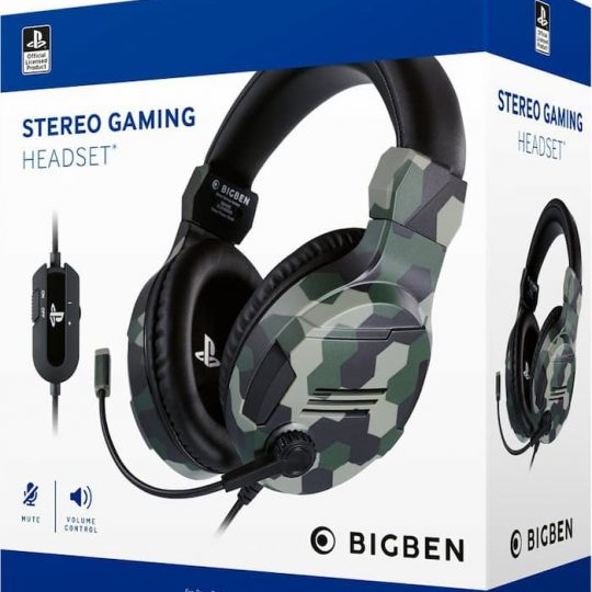 PS4 Bigben Stereo Gaming Slušalice V3 Camo Green | Playstation 4
