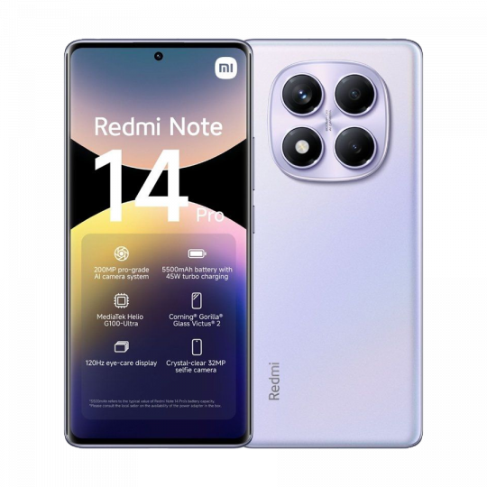Xiaomi Redmi Note 14 Pro 4G 256GB 8GB Purple